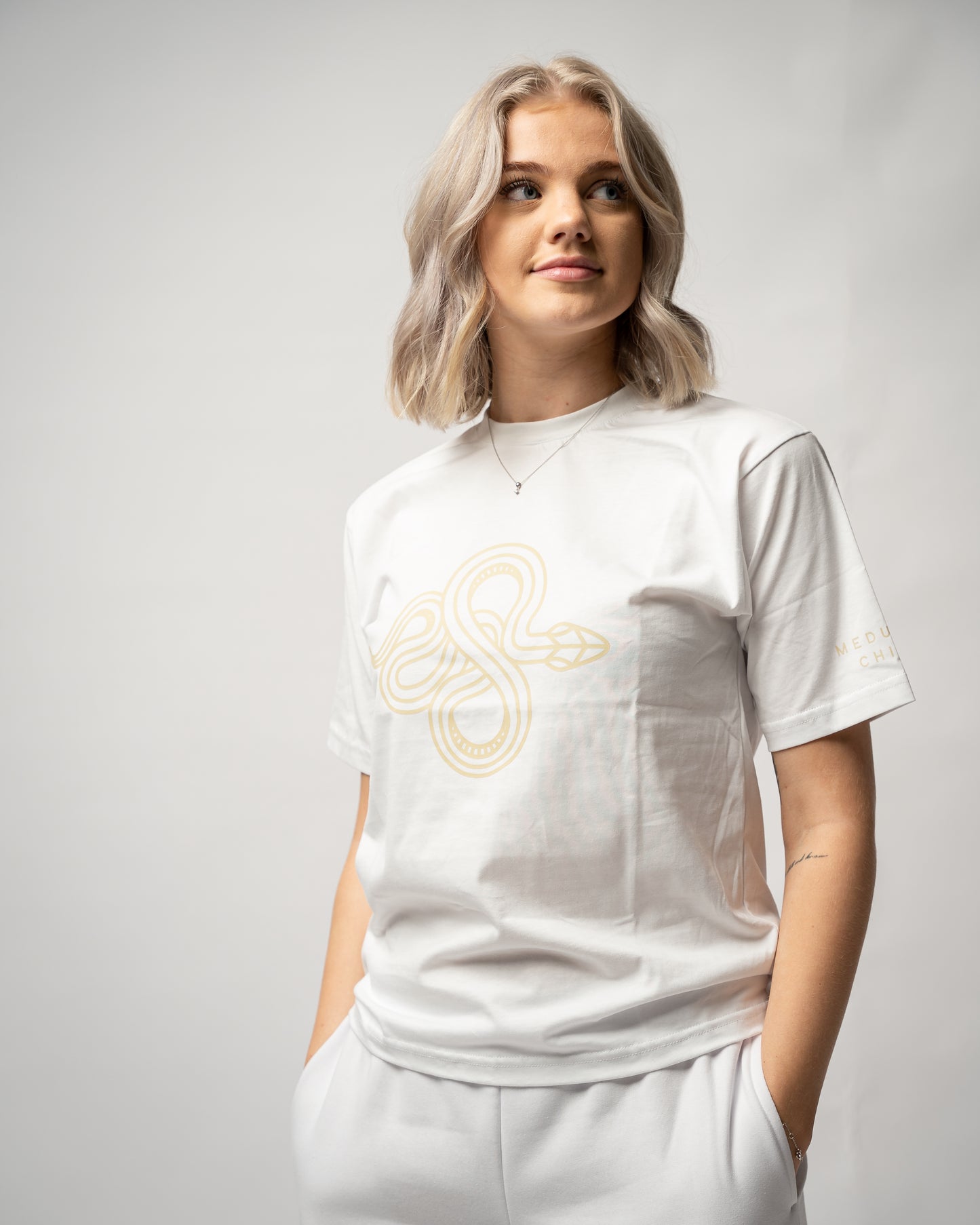 The Signature Short Sleeve Tee (Unisex), white